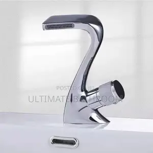 7 Shape Chrome Colour Basin Mixer Tap Available In Black Too