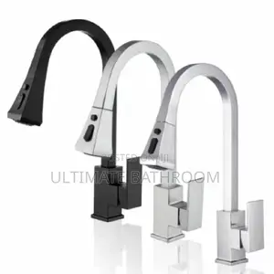 Square Shape Pull Out Kitchen Sink Mixer Tap