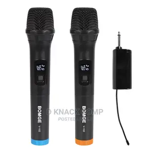 2 Dual Mic Wireless Microphone With Mini Bluetooth Receiver