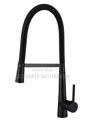 High Quality Black Spring Kitchen Mixer Faucet