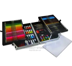 Crawford and Black 130 Piece Mixed Media Carry Case Set