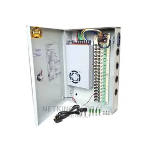 18 Channel CCTV Power Supply DC 12V. With Splitter Fuse Box