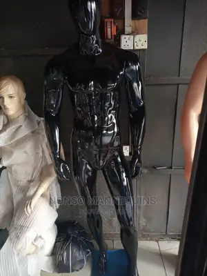 Male Glossy Black Huge Display Fashion Mannequin