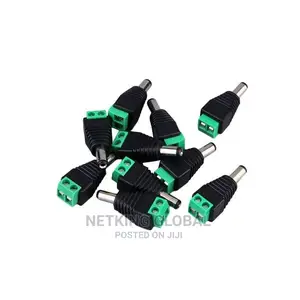 Male Power Connector For CCTV Camera