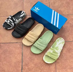Original Adidas Adillete 22 Slide Carbon Aluminum Available