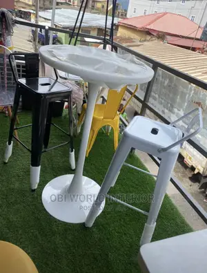 High Bar Stools and Dining Table