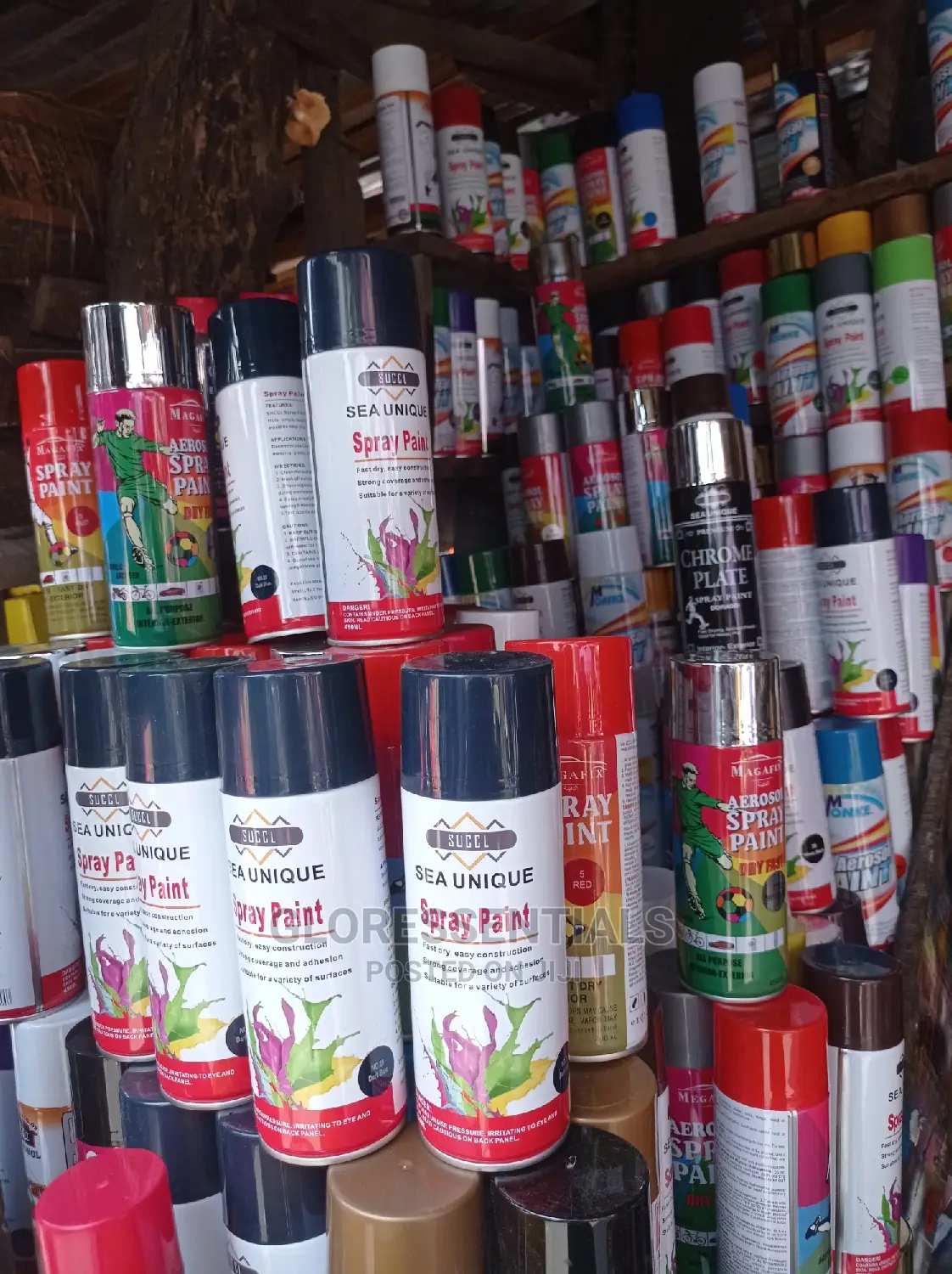 Spraying Paint