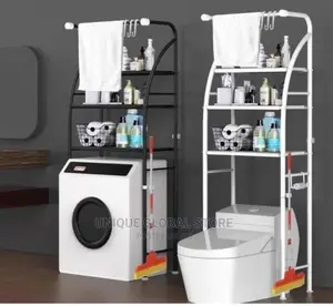 Bathroom Storage Shelf - Toilet Washing Machine Rack