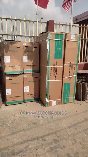 Brand New HISENSE 5HP FLOOR STANDING Unit Ac/100% Full Coper