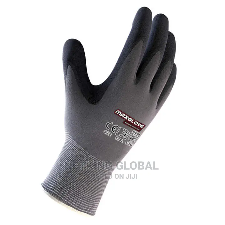 Hand Protecting Work Gloves Black