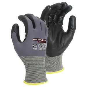 Hand Protecting Work Gloves Black