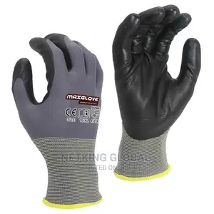 Hand Protecting Work Gloves Black