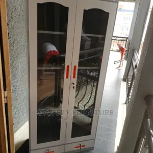 Jackson Metal Full Glass Bookshelves