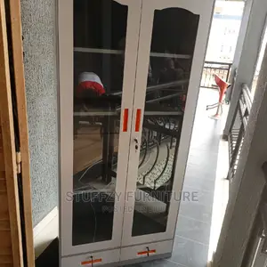 Metal Full Glass Bookshelves