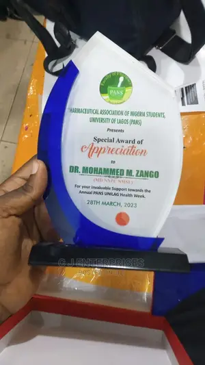 Acrylic Award Plaque 