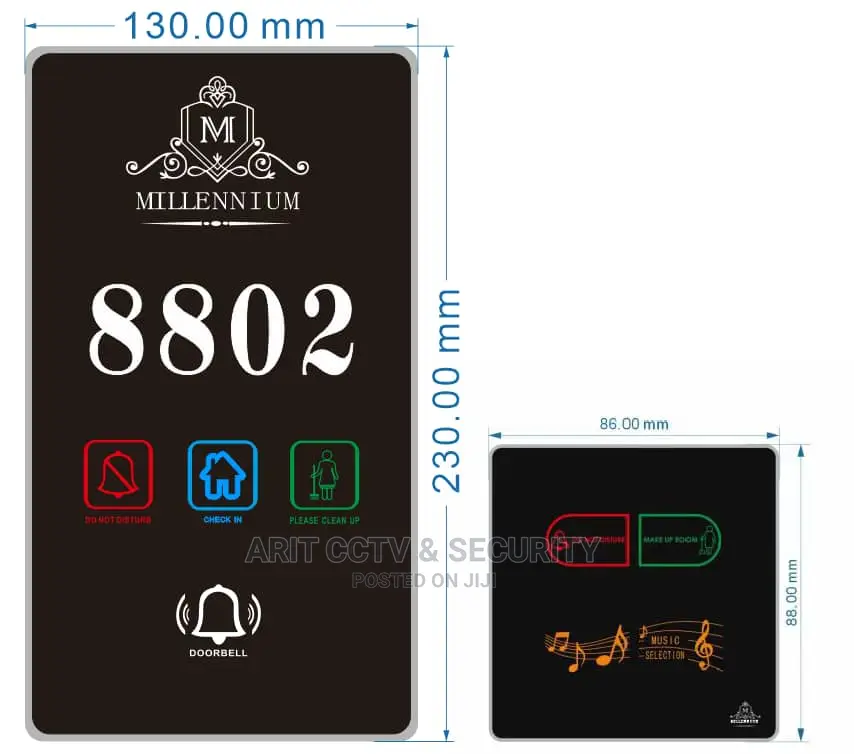 Room Number Plate
