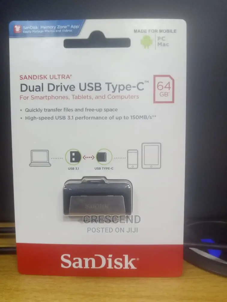 64gb Type-C Otg Flash Drive Usb(Dual)