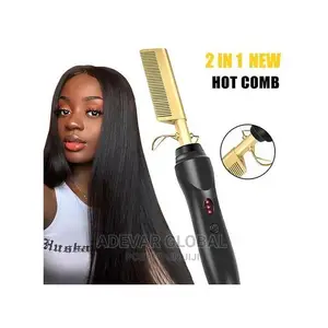 Hot Comb Hair Straightener Hair Curling Alloy