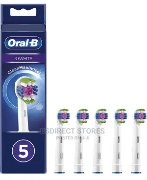 Oral- B 3D White Toothbrush Heads Clean Maximizer Pack of 5