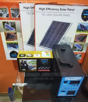 Yobolife 300watts Solar Generator (3 Panels Included).