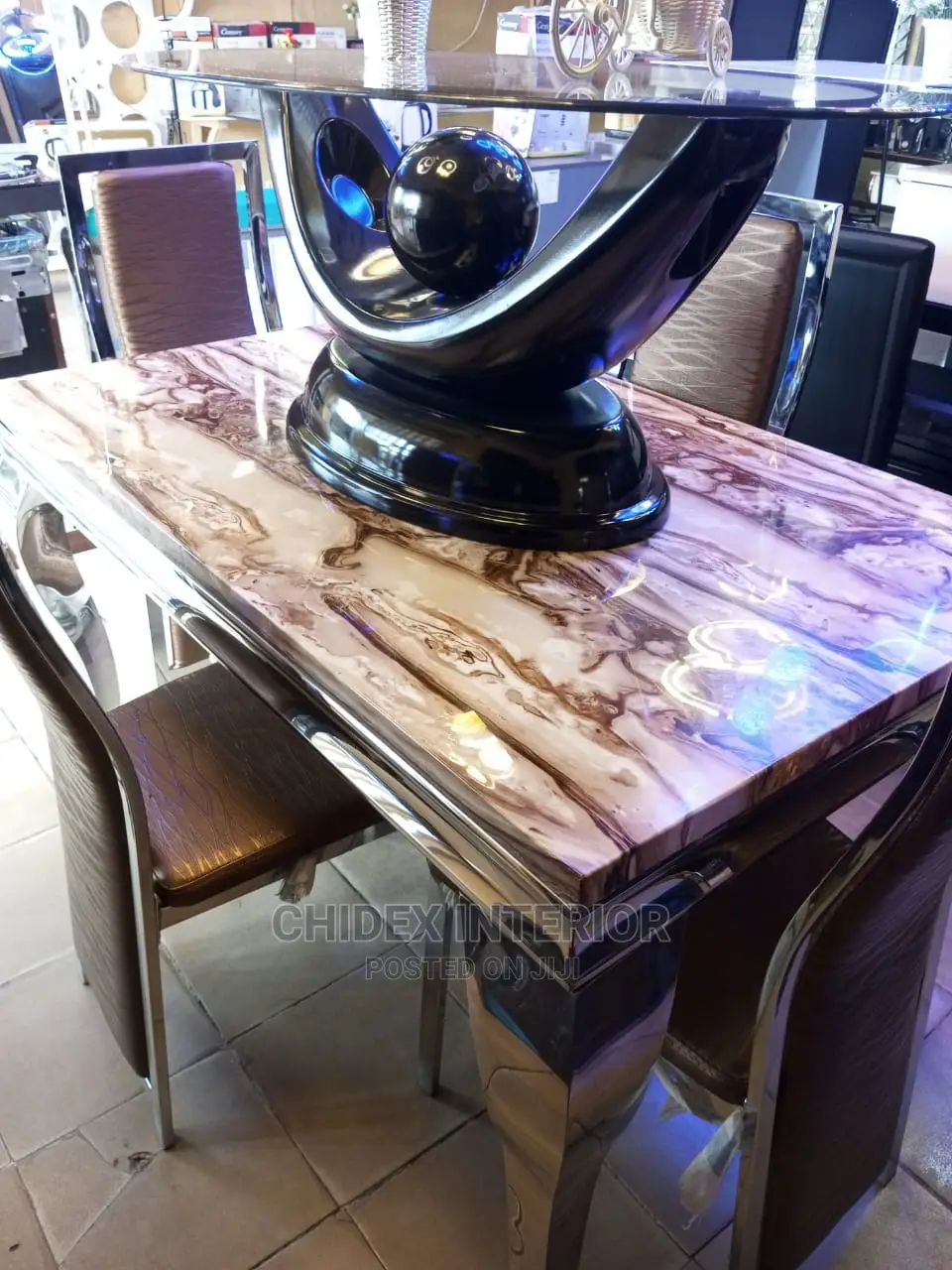 Marble Dining Table 4 Seaters