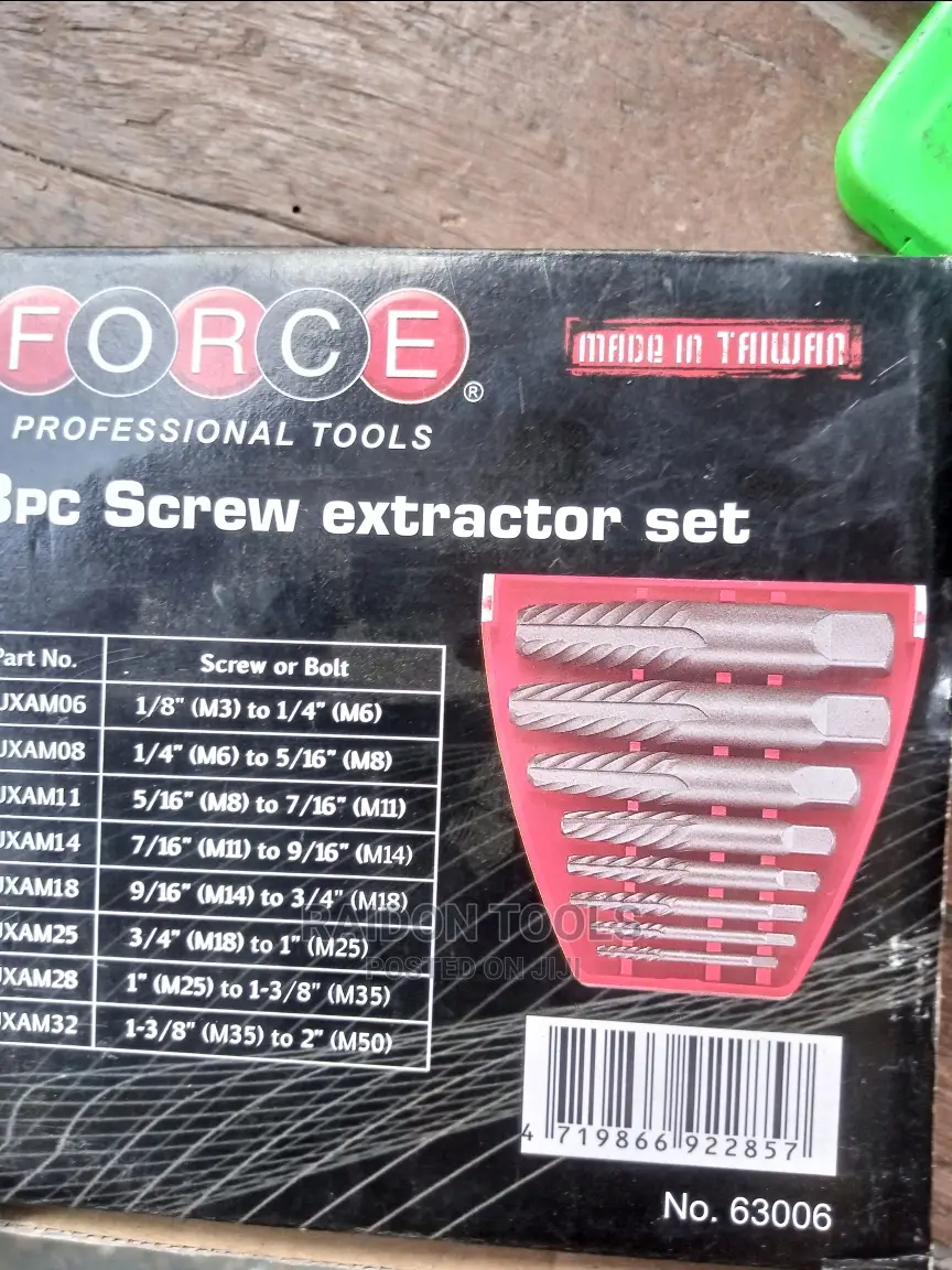 Screw Extractor Set, Force