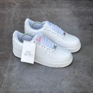 Original Nike Air Force 1 Low White Black Sneakers