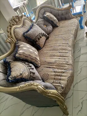 Quality 8 Seater Living Room Fabric Made Royal Sofa Chair. 