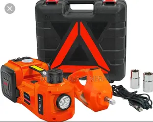 Electric Car Jack Wheel Spanner and Tyre Pump 3in 1