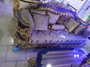 Quality 8 Seater Living Room Fabric Made Royal Sofa Chair. 