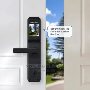 Fingerprint Intelligent Smart Door Lock With Camera