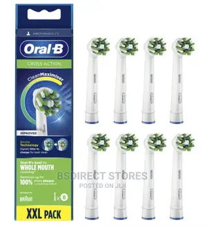 Oral- B Crossaction Toothbrush Heads 8 Brushes XXL Pack