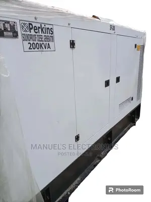 (200kva) Brand New Perkins Diesel Soundproof Generator 100%