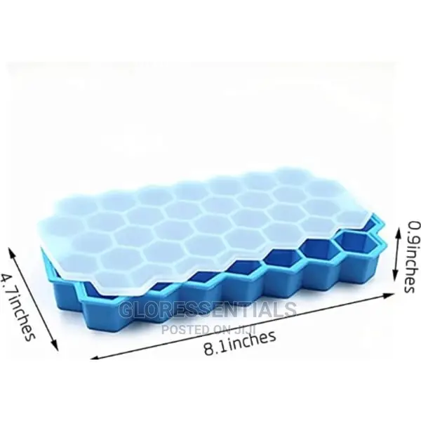 Silicone Ice Cube Tray With Cover