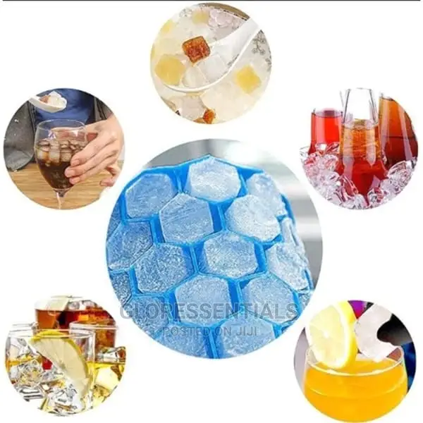 Silicone Ice Cube Tray With Cover
