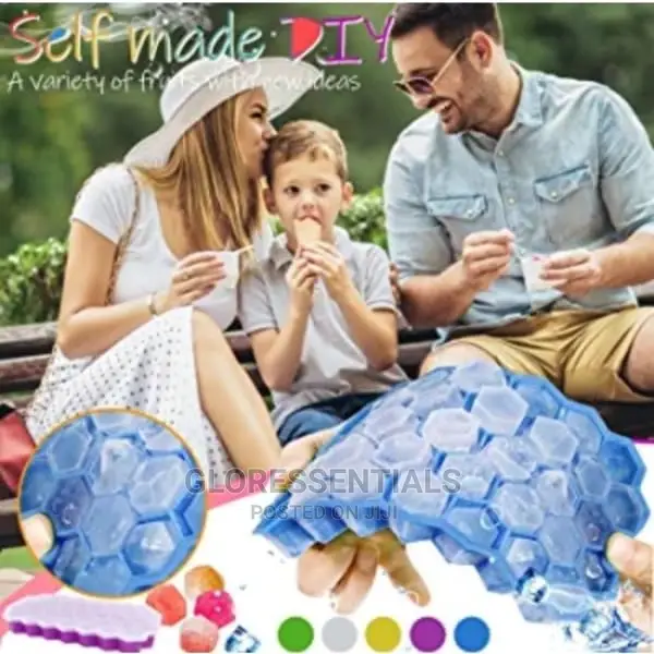 Silicone Ice Cube Tray With Cover