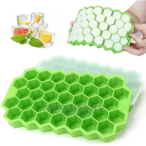 Silicone Ice Cube Tray With Cover