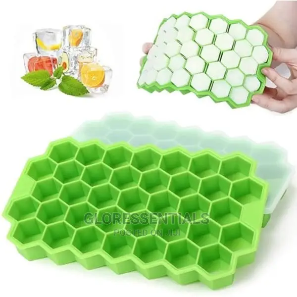Silicone Ice Cube Tray With Cover
