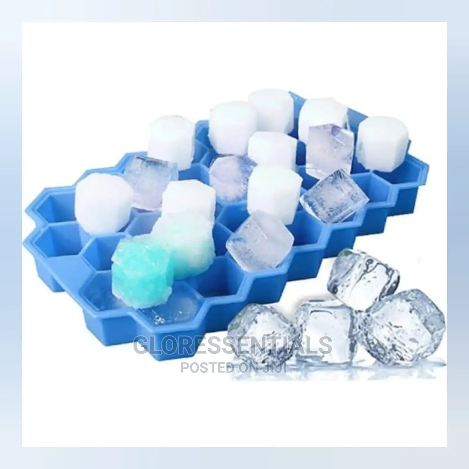 Silicone Ice Cube Tray With Cover