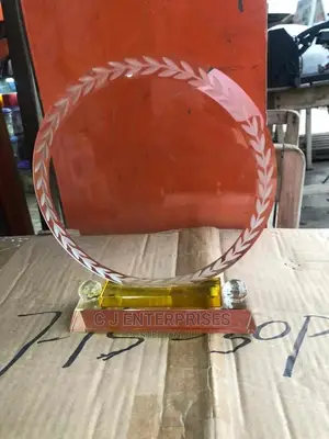 Glass Award Plaque S60