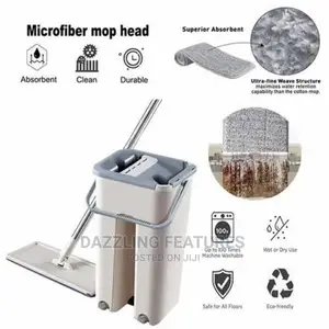 Scratch Mop With Microfiber Head