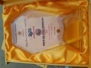 Glass Award Plaque X9