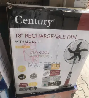 Century 18 Inches Rechargeable Standing Fan