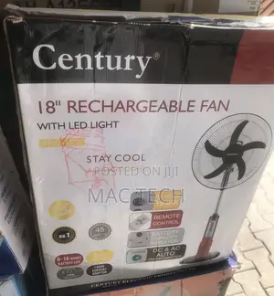 Century Powerful Rechargeable Fan