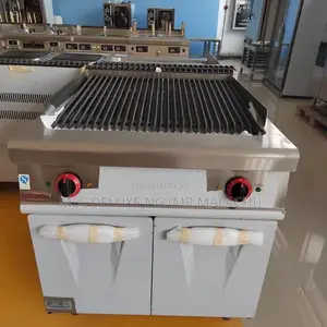 Stand Lava Rock Grill With Cabinet/Multipurpos Indoor Grill