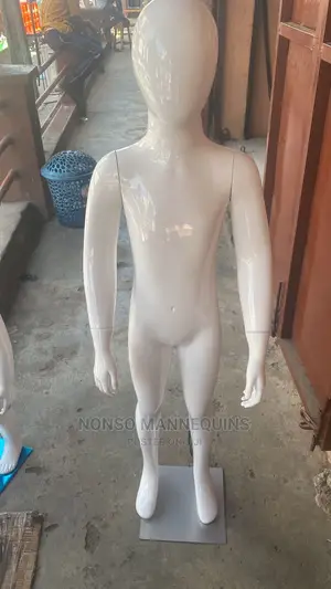 Age 6 Years Upwards Unisex Glossy White Kids Mannequins