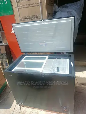 Original Hisense Deep Freezer 250L With Transparent Glass.