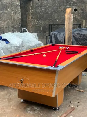 7ft New Local Snooker Table Red Colour With Accessories