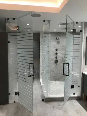 Frosted Glass Shower Cubicle