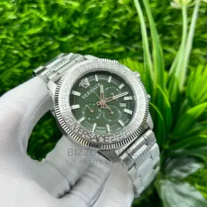 Original Versace Silver Steel Watch Available in Store